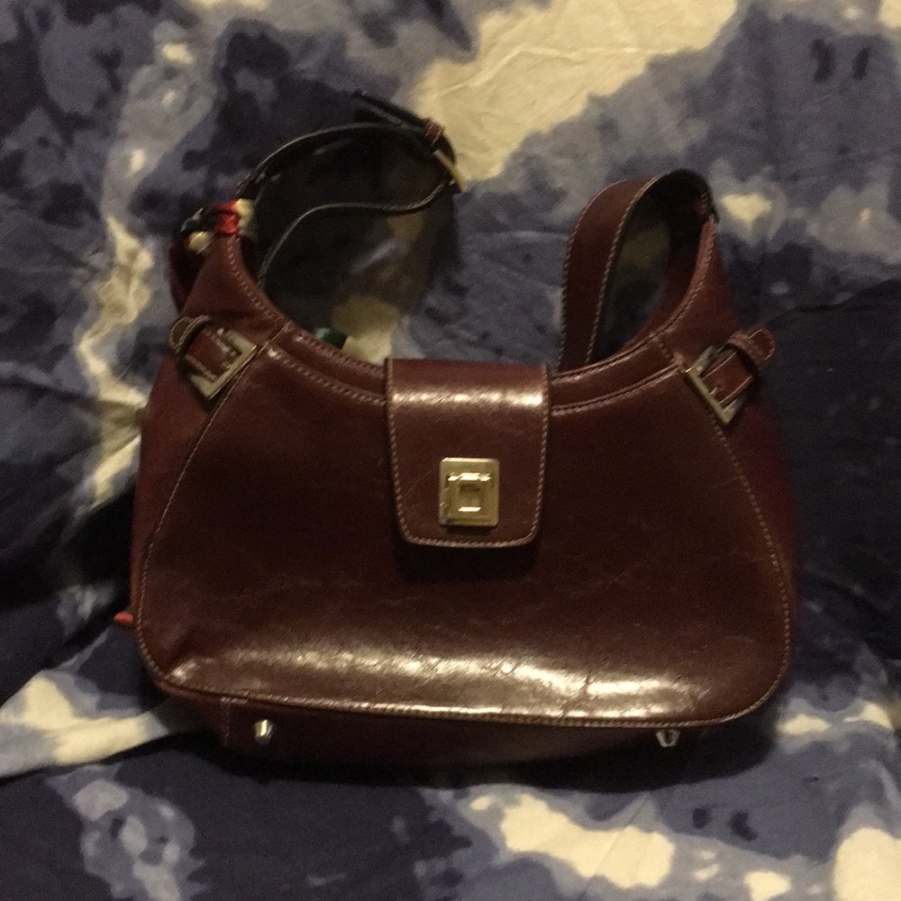 Mondani burgundy shoulder bag